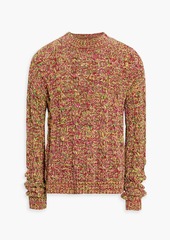 Marni - Marled cable-knit chenille sweater - Pink - IT 46
