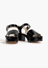 Marni - Patent-leather platform sandals - Black - EU 36.5