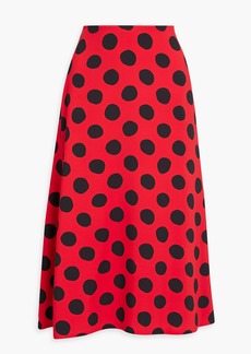 Marni - Polka-dot crepe midi skirt - Red - IT 42