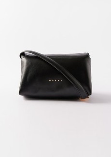 Marni - Prisma Small Padded Leather Shoulder Bag - Womens - Black