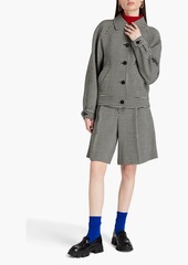 Marni - Reversible gingham wool-blend twill jacket - Black - IT 42