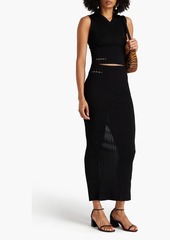 Marni - Ribbed-knit maxi skirt - Black - IT 40