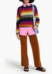 Marni - Striped intarsia-knit sweater - Yellow - IT 38