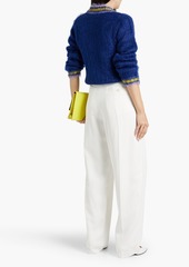 Marni - Striped mohair-blend sweater - Blue - IT 38