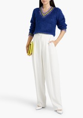 Marni - Striped mohair-blend sweater - Blue - IT 38