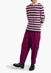 Marni - Striped wool-blend sweater - Pink - IT 44