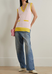 Marni - Two-tone cashmere vest - Yellow - IT 38