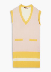 Marni - Two-tone cashmere vest - Yellow - IT 38