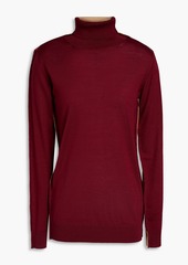 Marni - Two-tone wool turtleneck sweater - Purple - IT 36