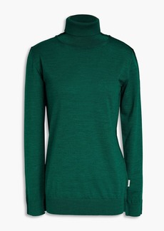 Marni - Two-tone wool turtleneck sweater - Green - IT 38