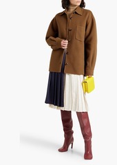 Marni - Wool-blend felt shirt jacket - Brown - IT 40