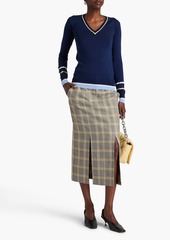 Marni - Wool and silk-blend sweater - Blue - IT 36