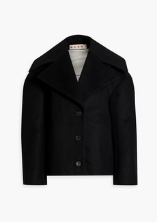 Marni - Wool-blend felt coat - Black - IT 42