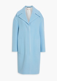 Marni - Wool-blend felt coat - Blue - IT 40