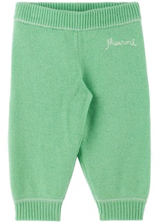 Marni Baby Green Logo Lounge Pants