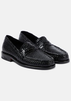 Marni Bambi woven leather loafers
