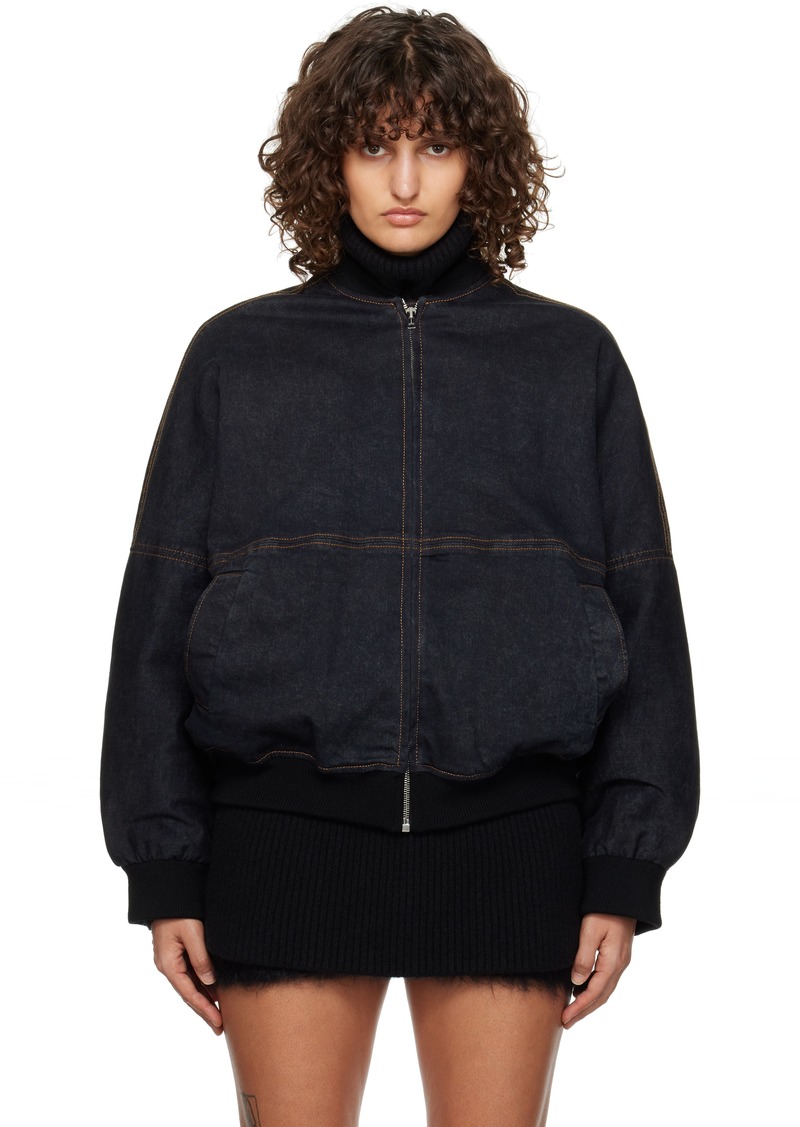 Marni Black Classic Bomber Jacket