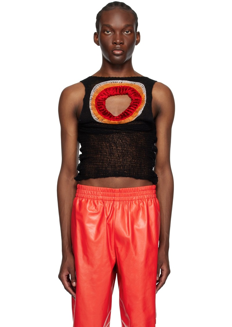 Marni Black Cutout Tank Top