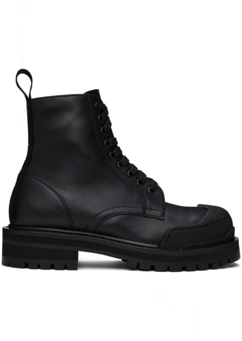 Marni Black Dada Combat Boots