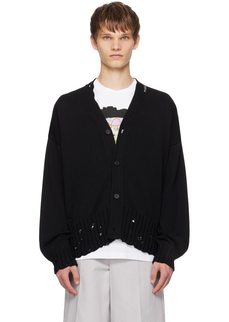 Marni Black Dishevelled Cardigan