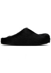 Marni Black Fussbett Sabot Loafers