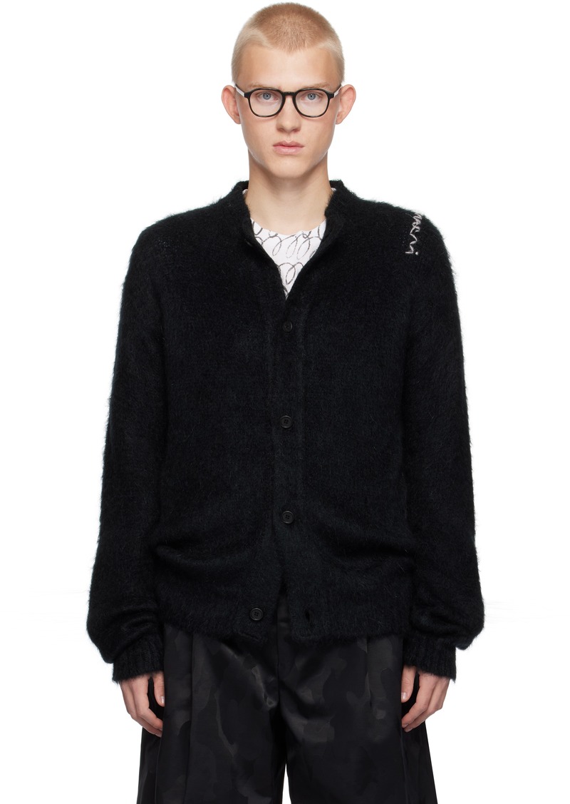 Marni Black Fuzzy Wuzzy Cardigan