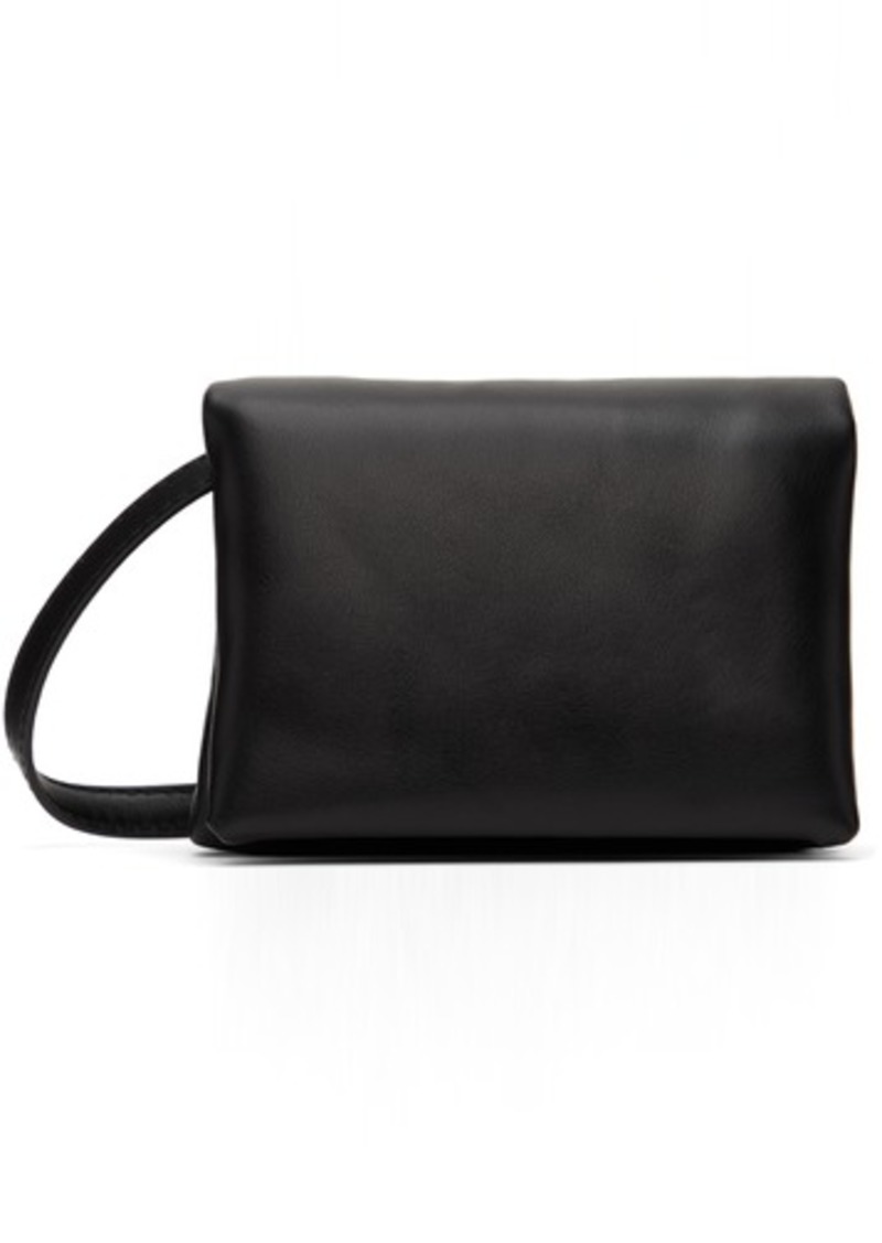 Marni Black Leather Mini Prisma Bag