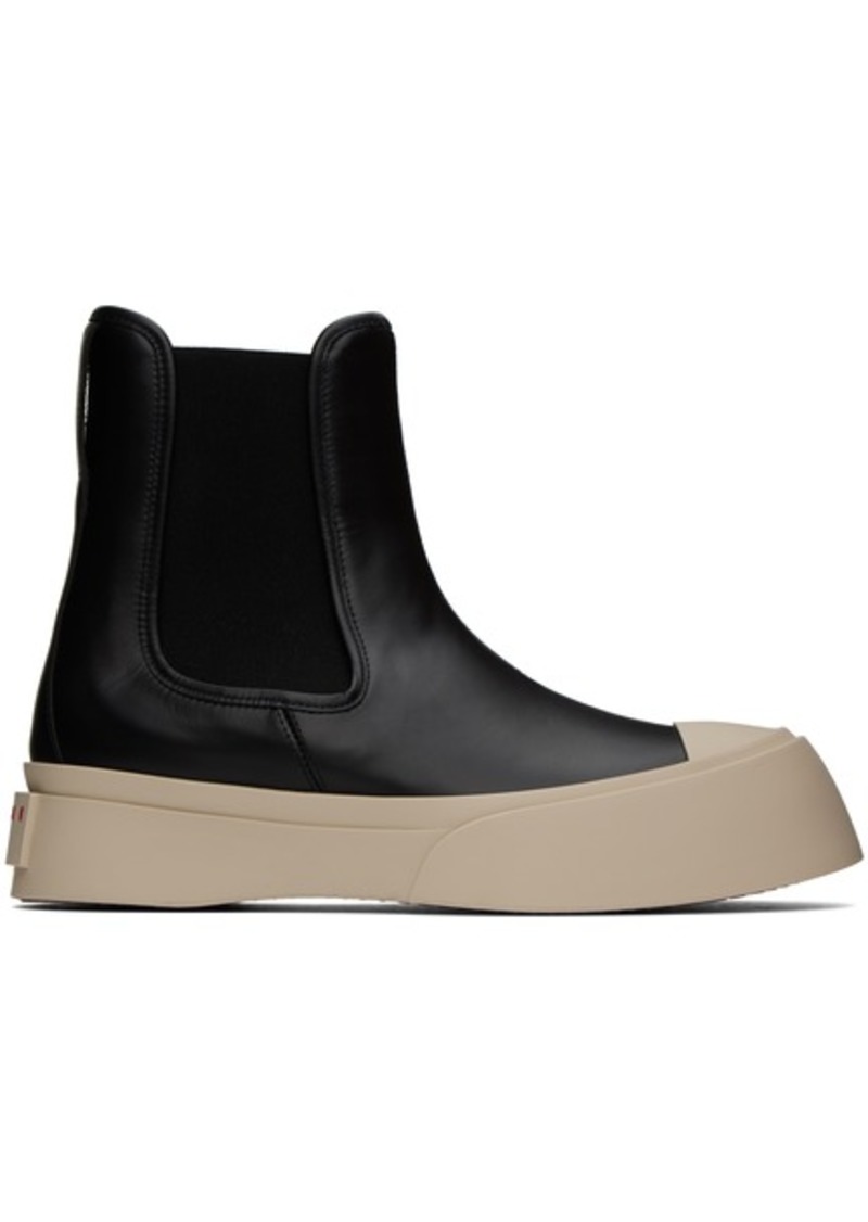 Marni Black Pablo Chelsea Boots