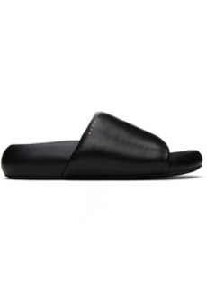 Marni Black Pouf Sandals
