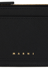 Marni Black Saffiano Card Holder