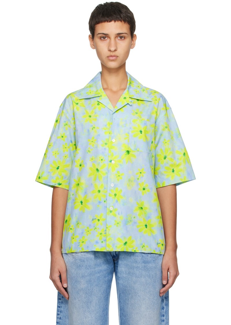 Marni Blue & Green Parade Shirt