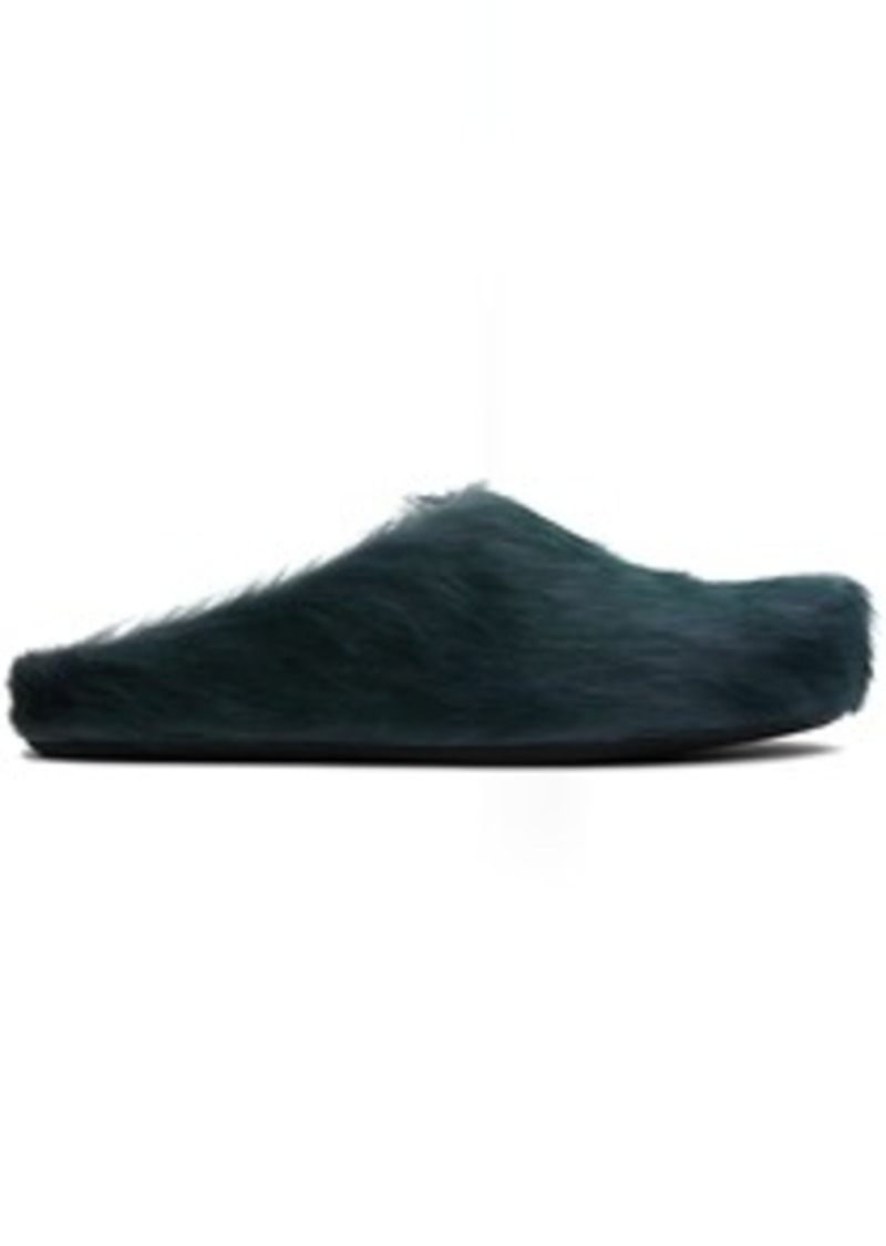 Marni Blue Fussbett Loafers