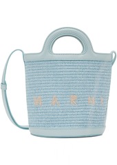 Marni Blue Mini Tropicalia Bucket Bag