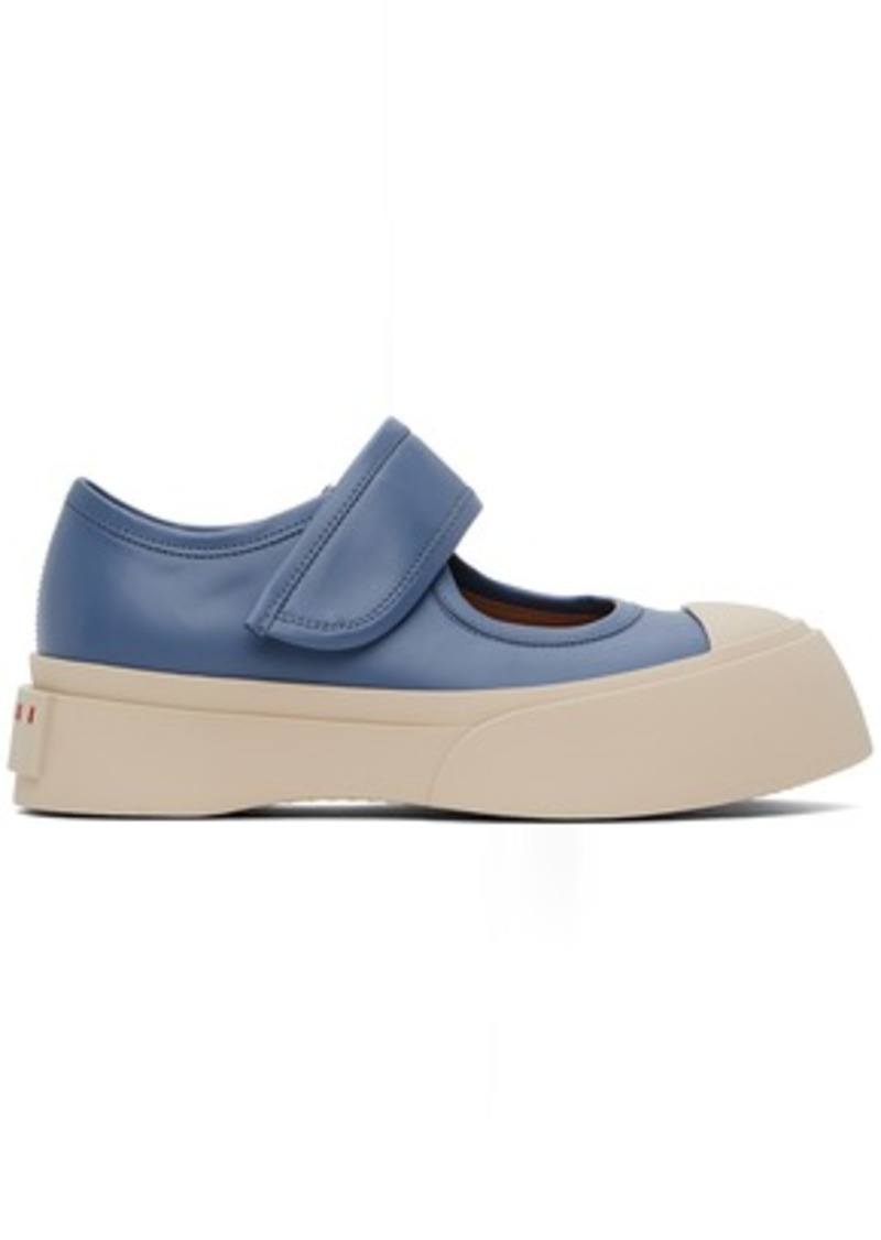 Marni Blue Pablo Mary Jane Sneakers