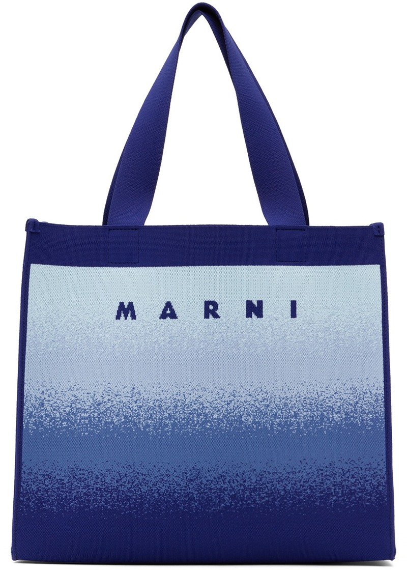 Marni Blue Shopping Tote