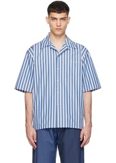 Marni Blue Striped Shirt