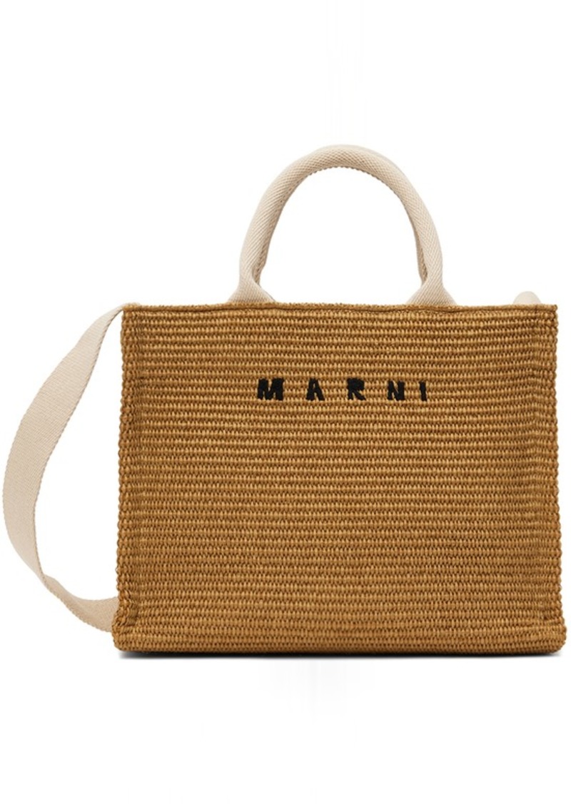 Marni Brown Small Basket Bag