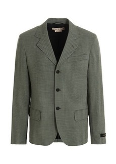 MARNI Checked blazer jacket