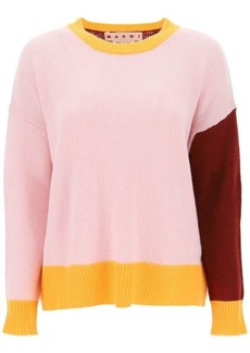 Marni colorblocked cashmere sweater