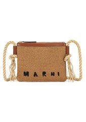 Marni Cotton-blend crossbody bag