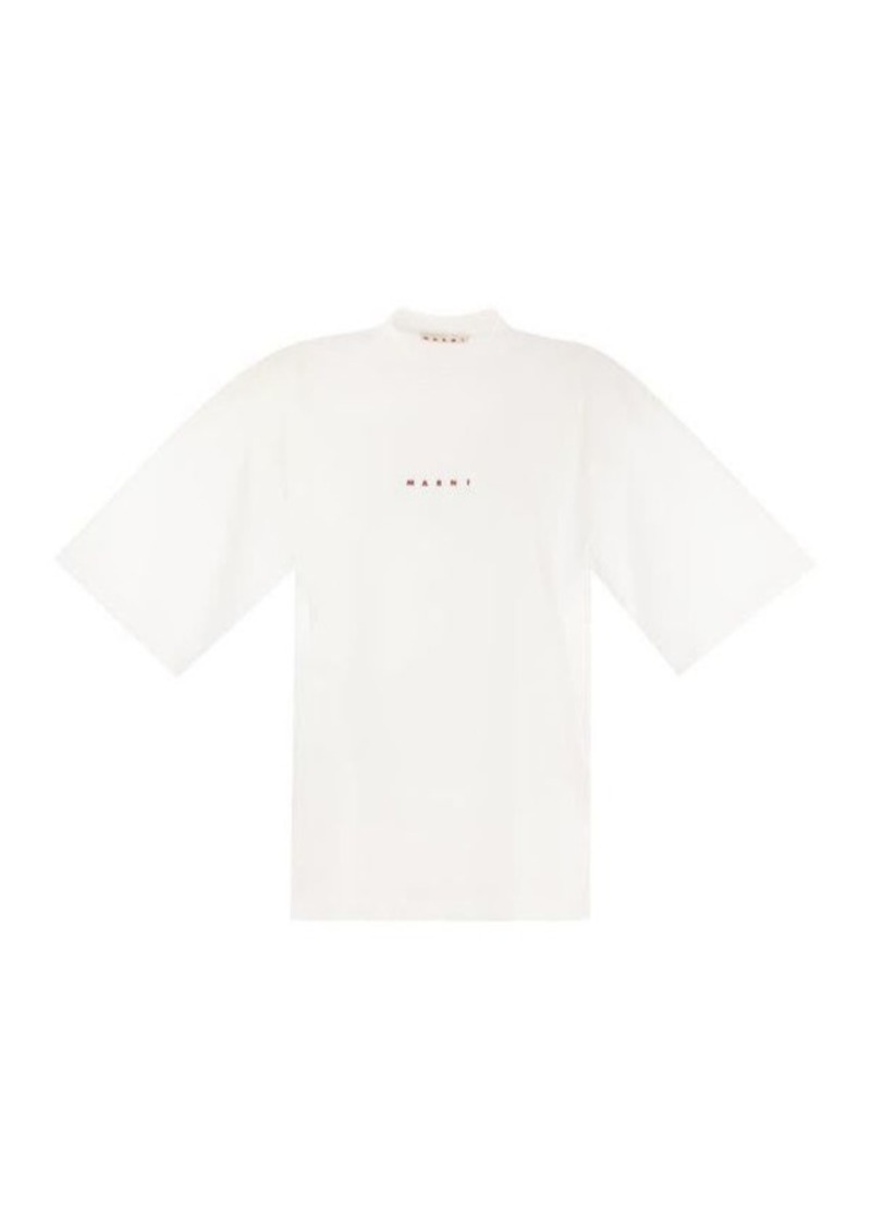 MARNI Cotton T-shirt with logo