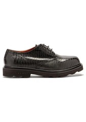 Marni Crocodile-effect patent-leather Derby shoes