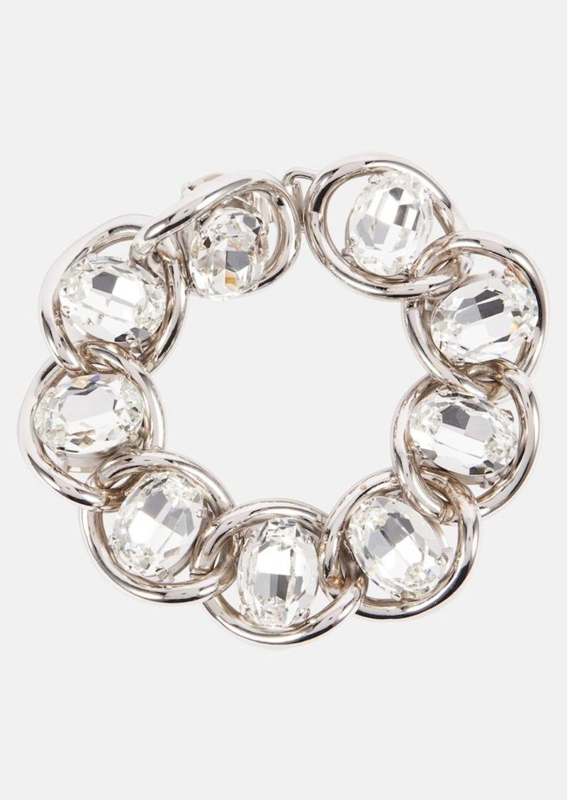 Marni Crystal-embellished chain bracelet