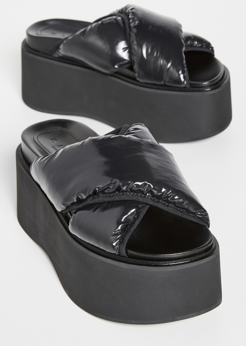 Marni Marni Fb Puffy Wedge Sandals | Shoes