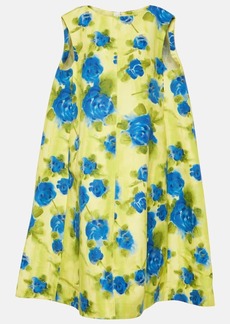 Marni Floral-print cotton midi dress