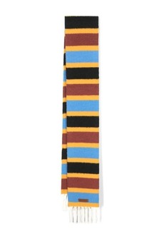 MARNI FRINGED SCARF WITH LABEL ACCESSORIES
