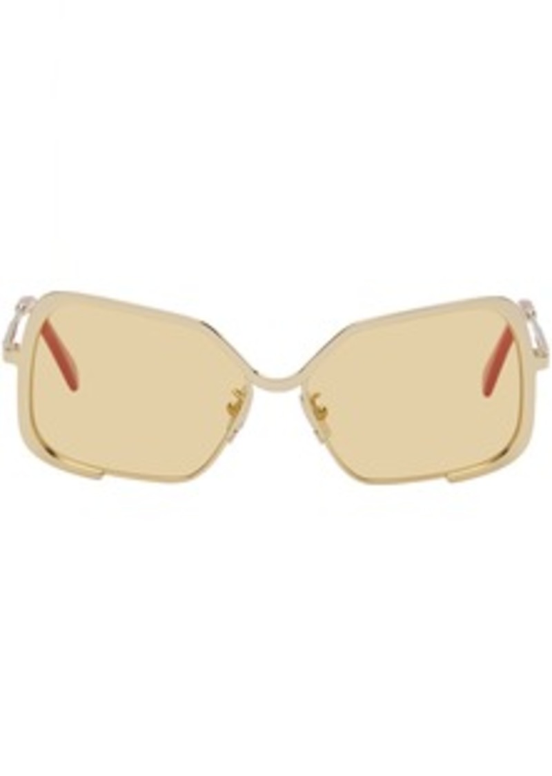 Marni Gold RETROSUPERFUTURE Edition Unila Valley Sunglasses