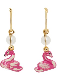 Marni Gold Swan Earrings
