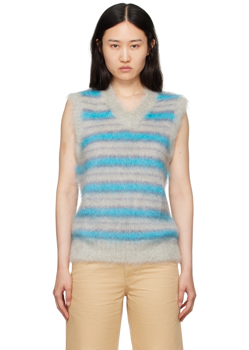 Marni Gray & Blue Iconic Vest