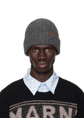 Marni Gray Shetland Wool Beanie